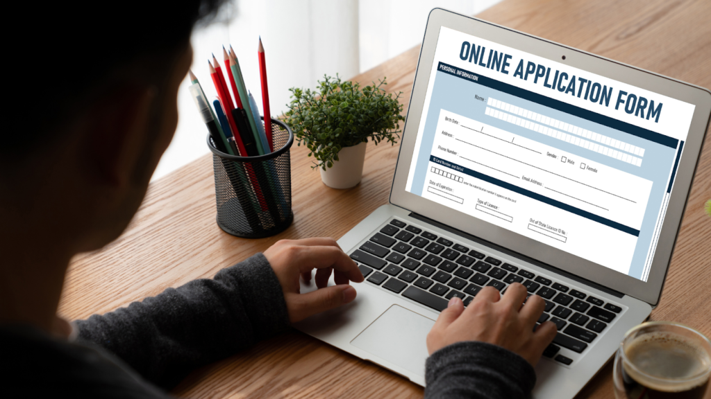 Online Application form