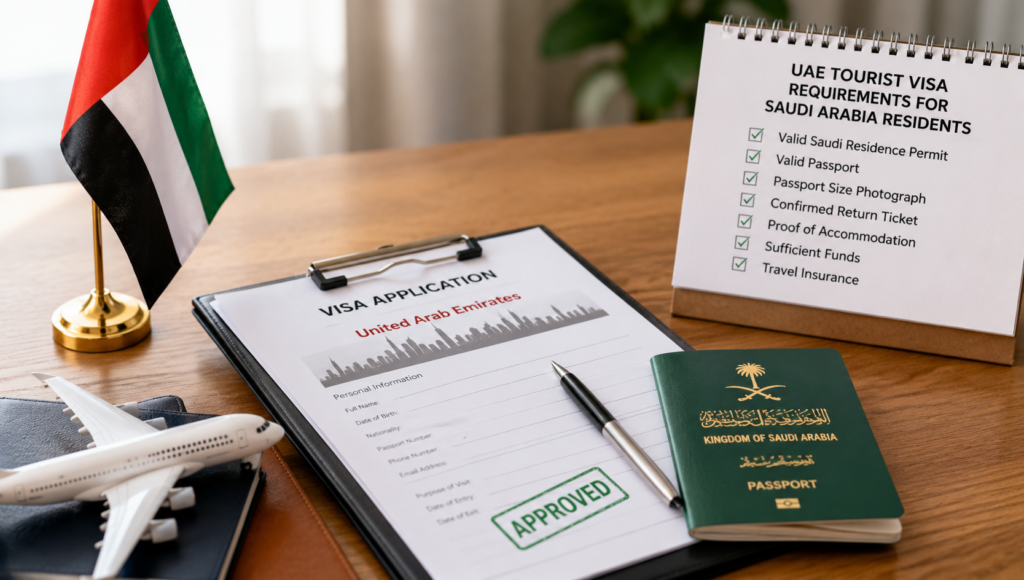 احصل على تأشيرة سياحية للإمارات من المملكة العربية السعودية