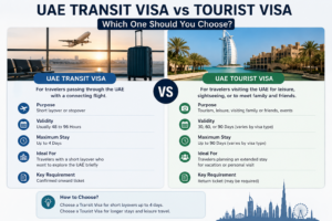 UAE Transit Visa vs Tourist Visa 
